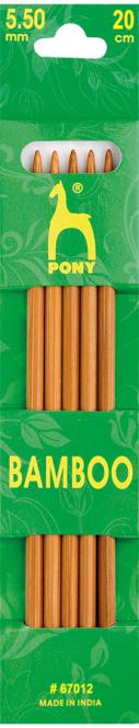 Wholesale Bamboo Knitting Pin Double Ended (So5)