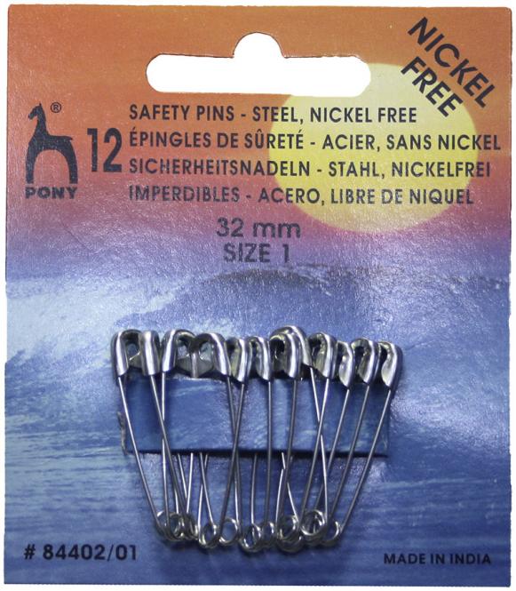Wholesale Safety Pins Steel 32mm