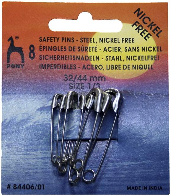 Wholesale Safety Pins Steel 32-44mm