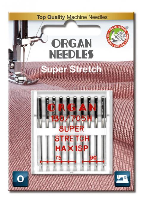 Wholesale Organ HA x 1 SP Super Stretch a10 st. 075/090 Blister