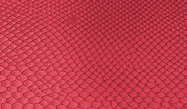 Großhandel Kunstleder-Zuschnitt Leguan Rot 66x45cm