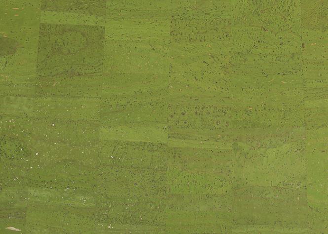 Wholesale Cork fabric Surface lime green