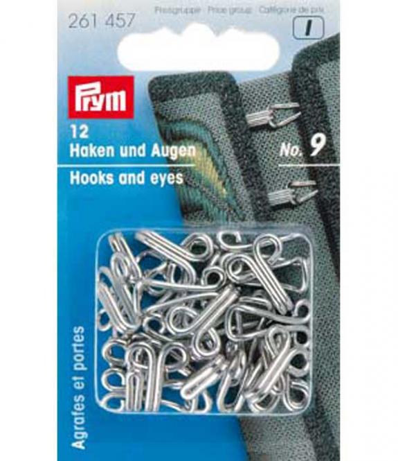 Wholesale Jerkin hooks/eyes mild steel 9si-col12pc