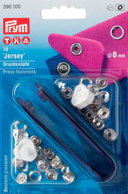 Wholesale Non-sew fast Jersey br 8mm si-col