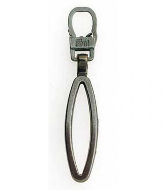 Wholesale Fashion zip puller Loop black oxid   1pc