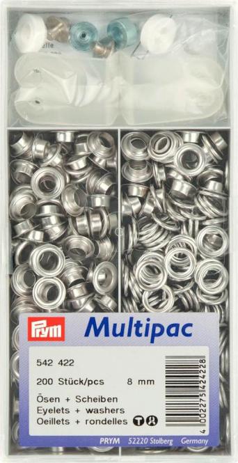 Wholesale Eyelets+Washers br 8mm si-col      200pc