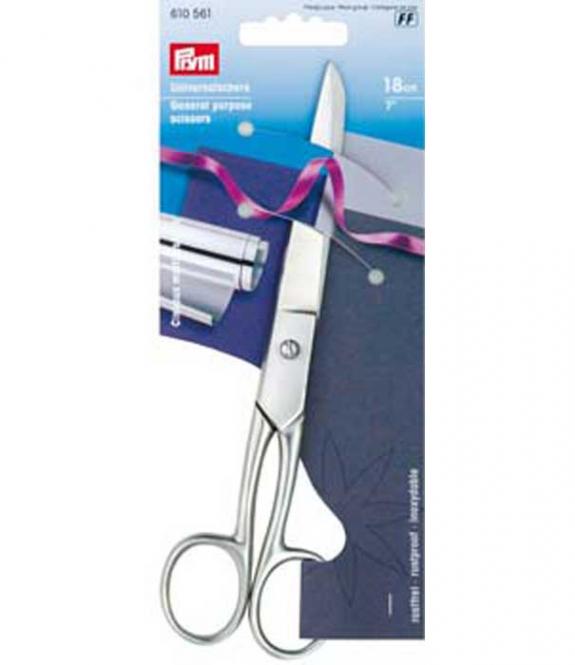 Wholesale Gen.pur.scissors full st 18cm 7inch 1pr
