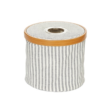 Wholesale Wool dispenser Canvas & Bamboo foldable grey