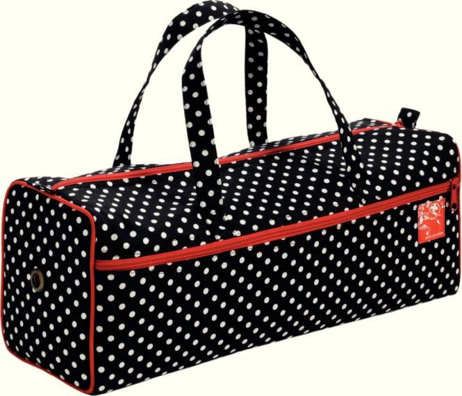 Wholesale Needlework bag Polka Dots Black/White1pc
