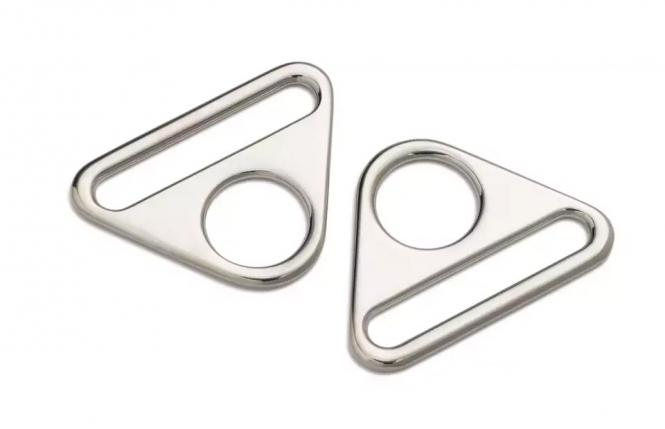 Wholesale  Triangel Rings with bridge 40 mm silver