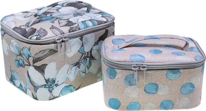 Wholesale Mini sewing baskets flowers and dots