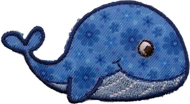 Wholesale Application baby whales blue