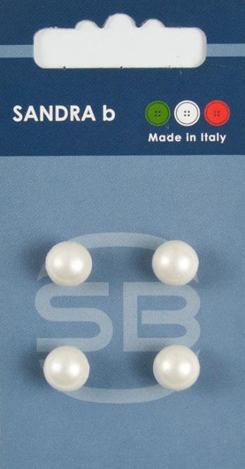 Großhandel SB-Knopf Unternäher 9 mm weiß