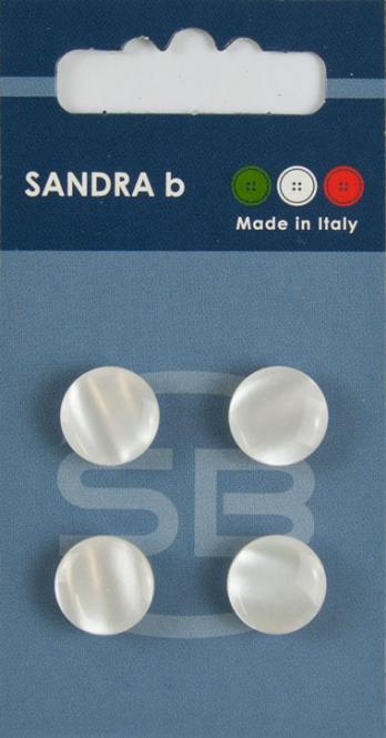 Großhandel SB-Knopf Unternäher 12,5 mm weiß