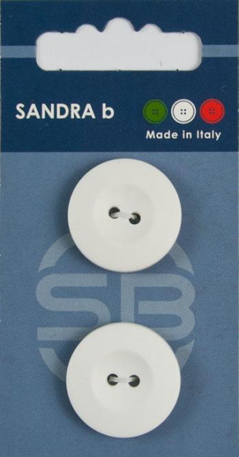 Großhandel SB-Knopf 2-Loch 23 mm weiß