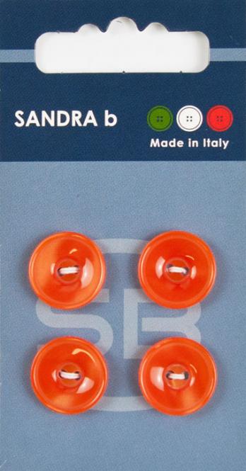 Großhandel SB-Knopf 2-Loch 15 mm orange