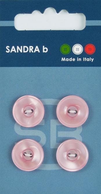 Großhandel SB-Knopf 2-Loch 15 mm rosa
