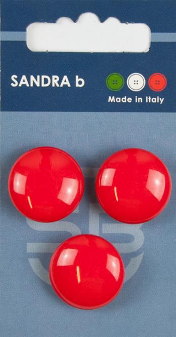 Großhandel SB-Knopf Unternäher 20,5 mm rot