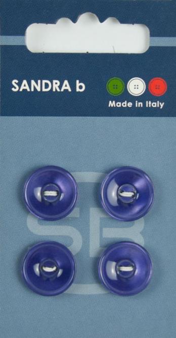 Großhandel SB-Knopf 2-Loch 15 mm blau