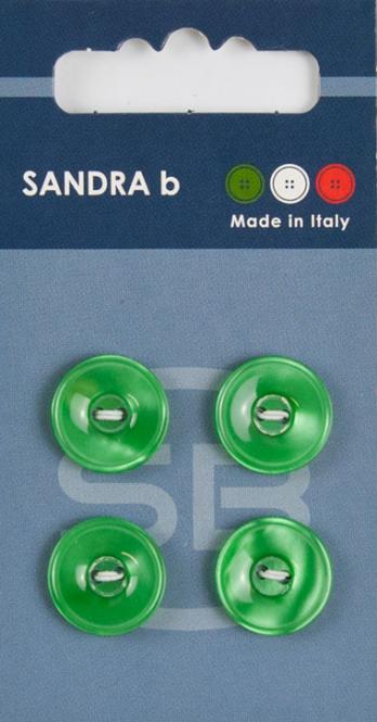 Großhandel SB-Knopf 2-Loch 15 mm grün