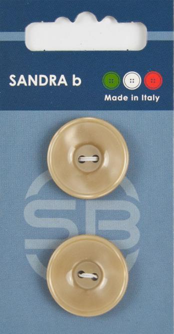 Großhandel SB-Knopf 2-Loch 23 mm beige