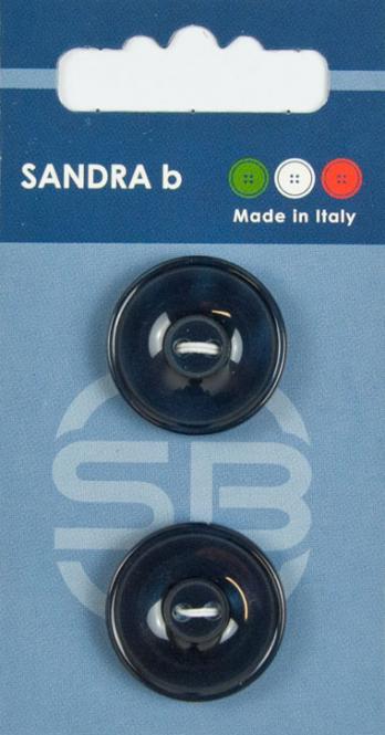 Großhandel SB-Knopf 2-Loch 23 mm dunkelblau