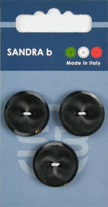 Großhandel SB-Knopf 2-Loch 20,5 mm schwarz