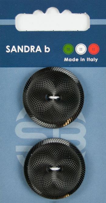 Großhandel SB-Knopf 2-Loch 28 mm schwarz
