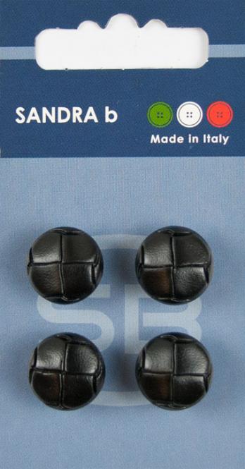 Großhandel SB-Knopf Unternäher 15 mm schwarz