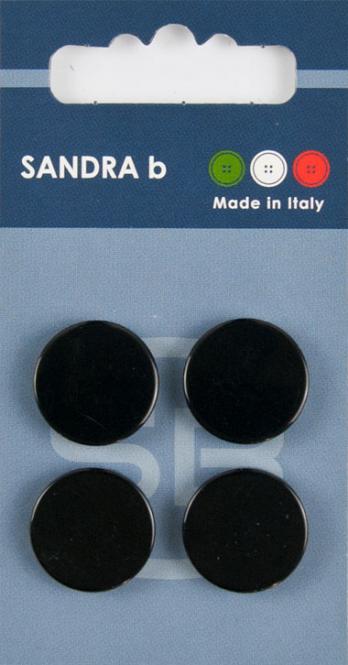 Großhandel SB-Knopf Unternäher 18 mm schwarz