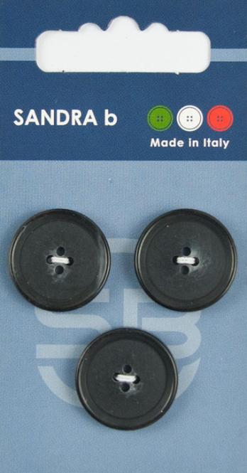 Großhandel SB-Knopf 4-Loch 20,5 mm schwarz