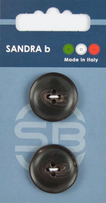 Großhandel SB-Knopf 4-Loch 23 mm Grau
