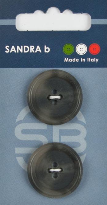 Großhandel SB-Knopf 4-Loch 25,5 mm Grau