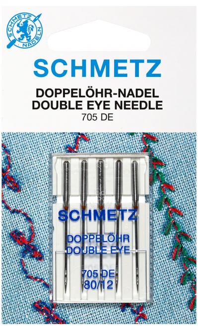 Wholesale Sewing machine needle double eye