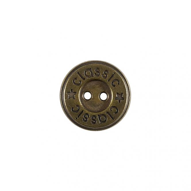 Großhandel Knopf 2-Loch Metall 23mm