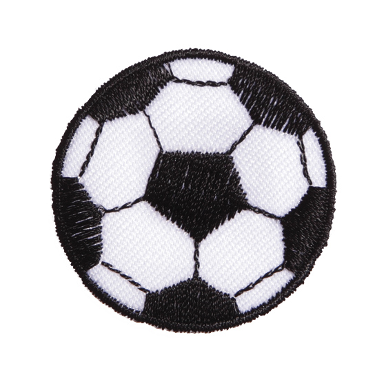 Wholesale Motif Soccer, Small Iron-On