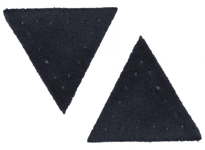 Wholesale Motif triangle buckskin imitation blue