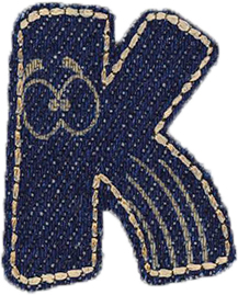 Wholesale Motif Jeans Letter K