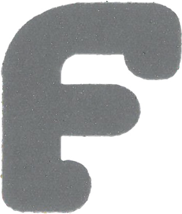 Wholesale Motif reflex letter F