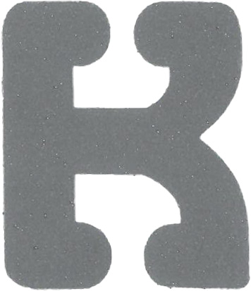 Wholesale Motif reflex letter K