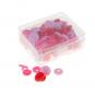 Wholesale VENO-snaps Set 30 tlg. red, rosa, pink assorted
