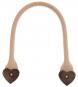 Wholesale Bag handles Clara beige/brown        2pc