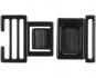 Wholesale Clip buckles flat plast 25 mm black