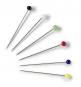 Wholesale Glass-headed pins 30x0.60 si-col col 20g
