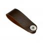 Wholesale Foldable Label with screw leatherimitation handmade brown