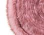 Wholesale Faux fur trim Borneo cat 5 cm pink