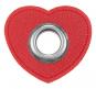 Wholesale Eyelet-Patches for cords heart imitation leather